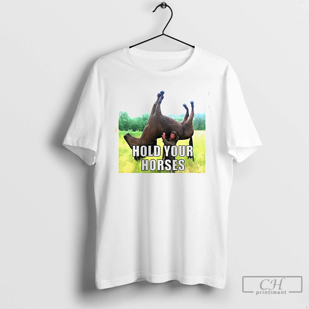 Premium Hold Your Horses Funny T-Shirts, Hoodie, Sweatshirt | AU18TeeNovaLab.com