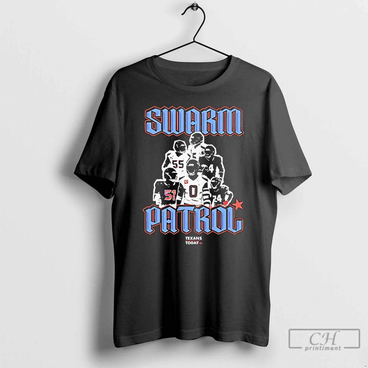 Premium Houston Texans Swarm Patrol Players Graphic T-Shirts, Hoodie, Sweatshirt | AU18TeeNovaLab.com