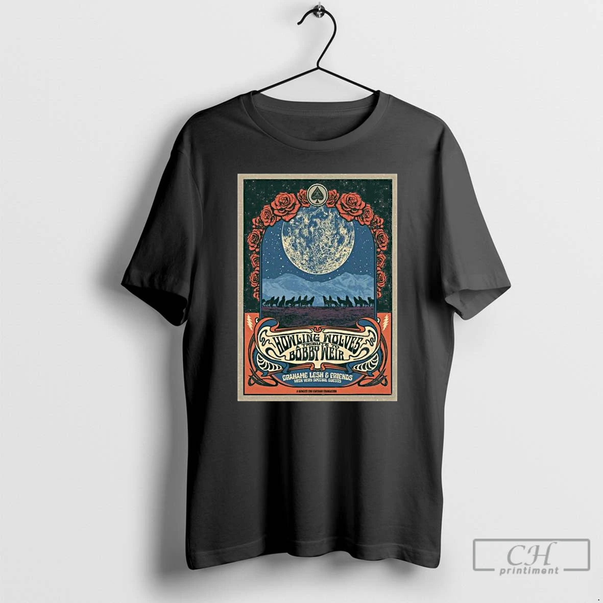 Premium Howling Wolves Bobby Weir Jan 17 2026 The Fillmore T-Shirts, Hoodie, Sweatshirt | AU18TeeNovaLab.com