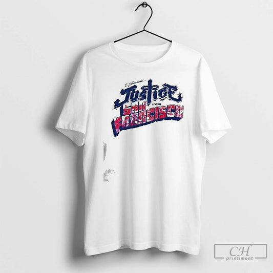Premium I Survived Justice World Tour Live In San Francisco Ca T-Shirts, Hoodie, Sweatshirt | AU18TeeNovaLab.com