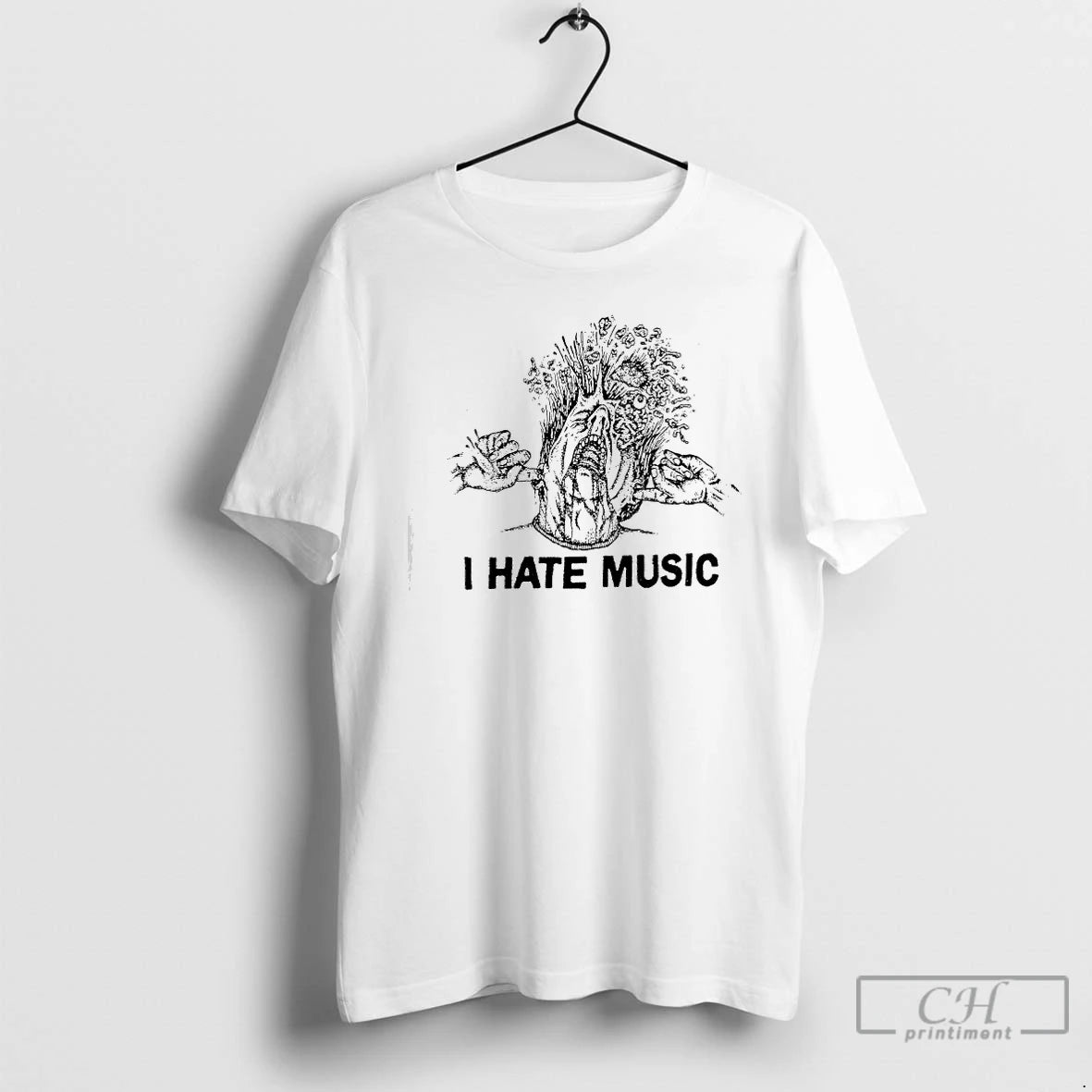 Premium I Hate Music Funny T-Shirts, Hoodie, Sweatshirt | AU18TeeNovaLab.com