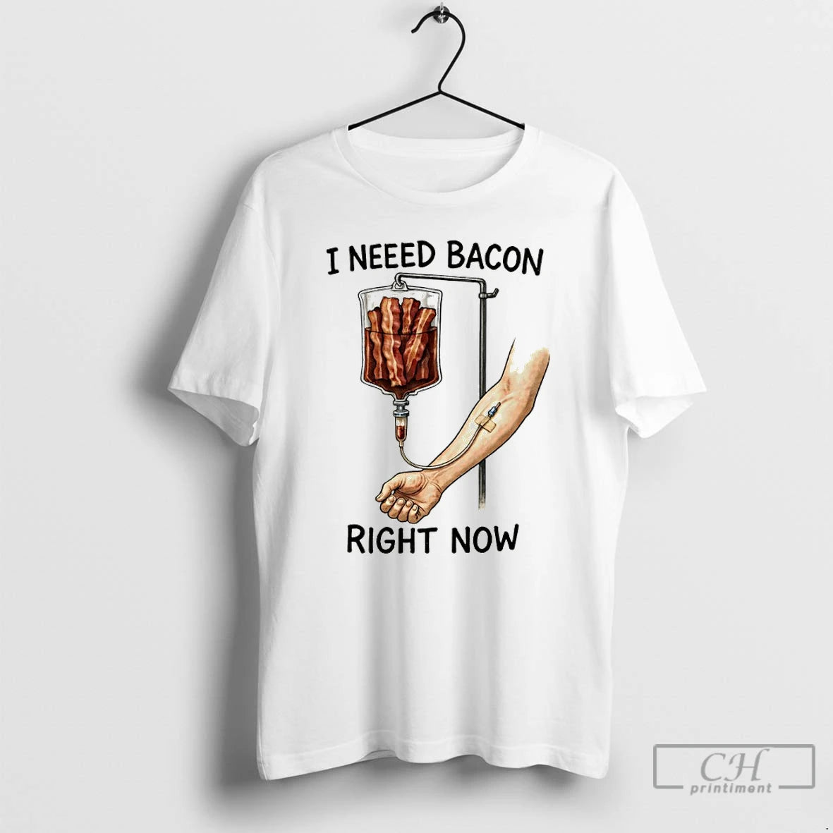 Premium I Need Bacon Right Now T-Shirts, Hoodie, Sweatshirt | AU18TeeNovaLab.com