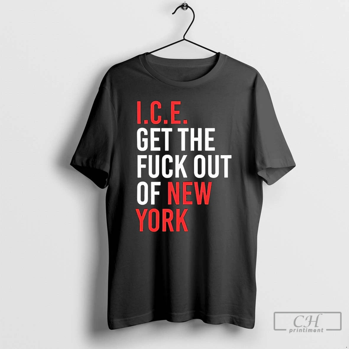 Premium Ice Get The Fuck Out New York Black T-Shirts, Hoodie, Sweatshirt | AU18TeeNovaLab.com