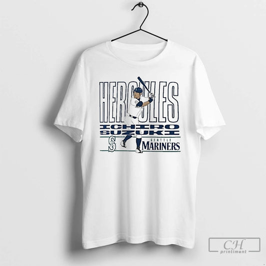 Premium Ichiro Suzuki Seattle Mariners Cooperstown Player T Shirts