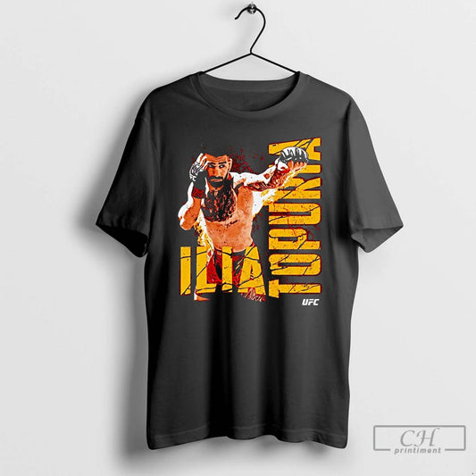 Premium Ilia Topuria Punch Ufc Fighter T Shirts