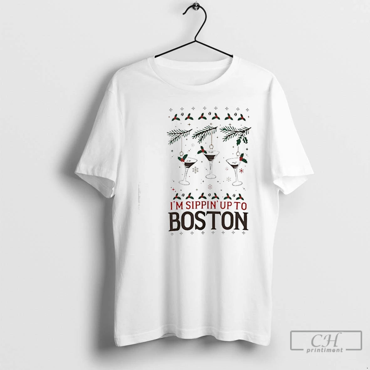 Premium Im Sippin Up To Boston Espresso Martini Ugly T-Shirts, Hoodie, Sweatshirt | AU18TeeNovaLab.com