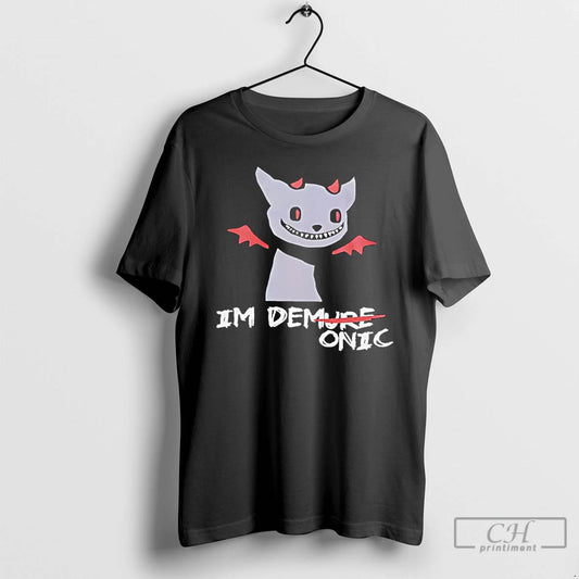 Premium Im Demure Demonic Cat Funny T-Shirts, Hoodie, Sweatshirt | AU18TeeNovaLab.com