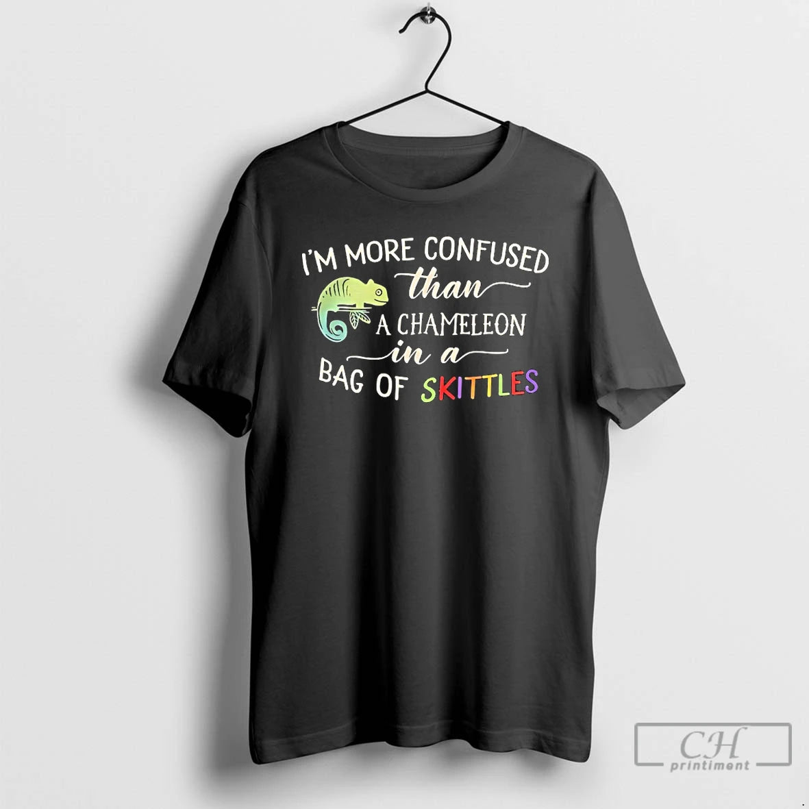 Premium Im More Confused Than A Chameleon In A Bag Of Skittles T Shirts Sweater Hoodie, Sweatshirt | AU18TeeNovaLab.com