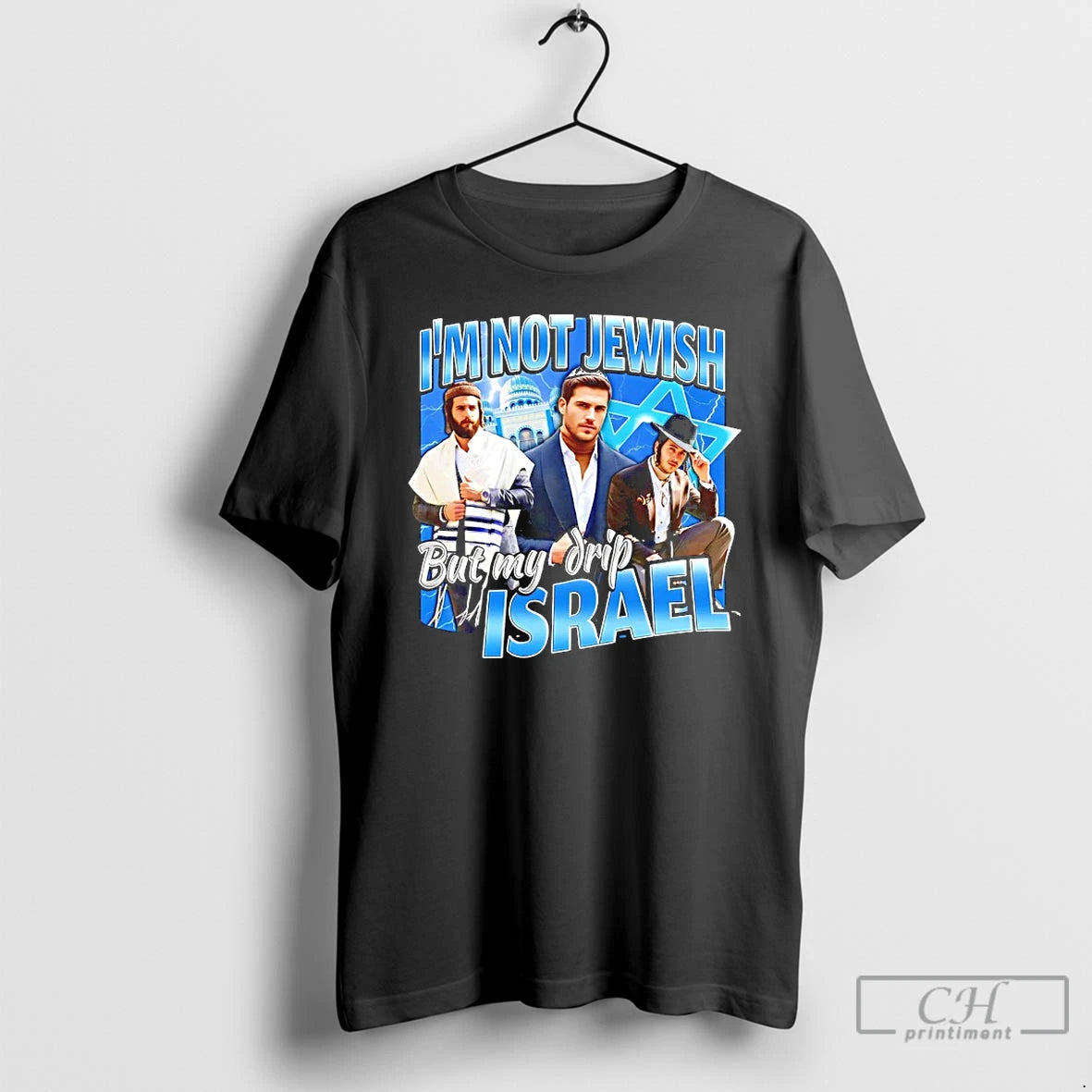 Premium Im Not Jewish But My Drip Israel Graphic T-Shirts, Hoodie, Sweatshirt | AU18TeeNovaLab.com