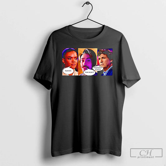 Premium Impressive Hows My Hair Uncomfortably Attactive T Shirts