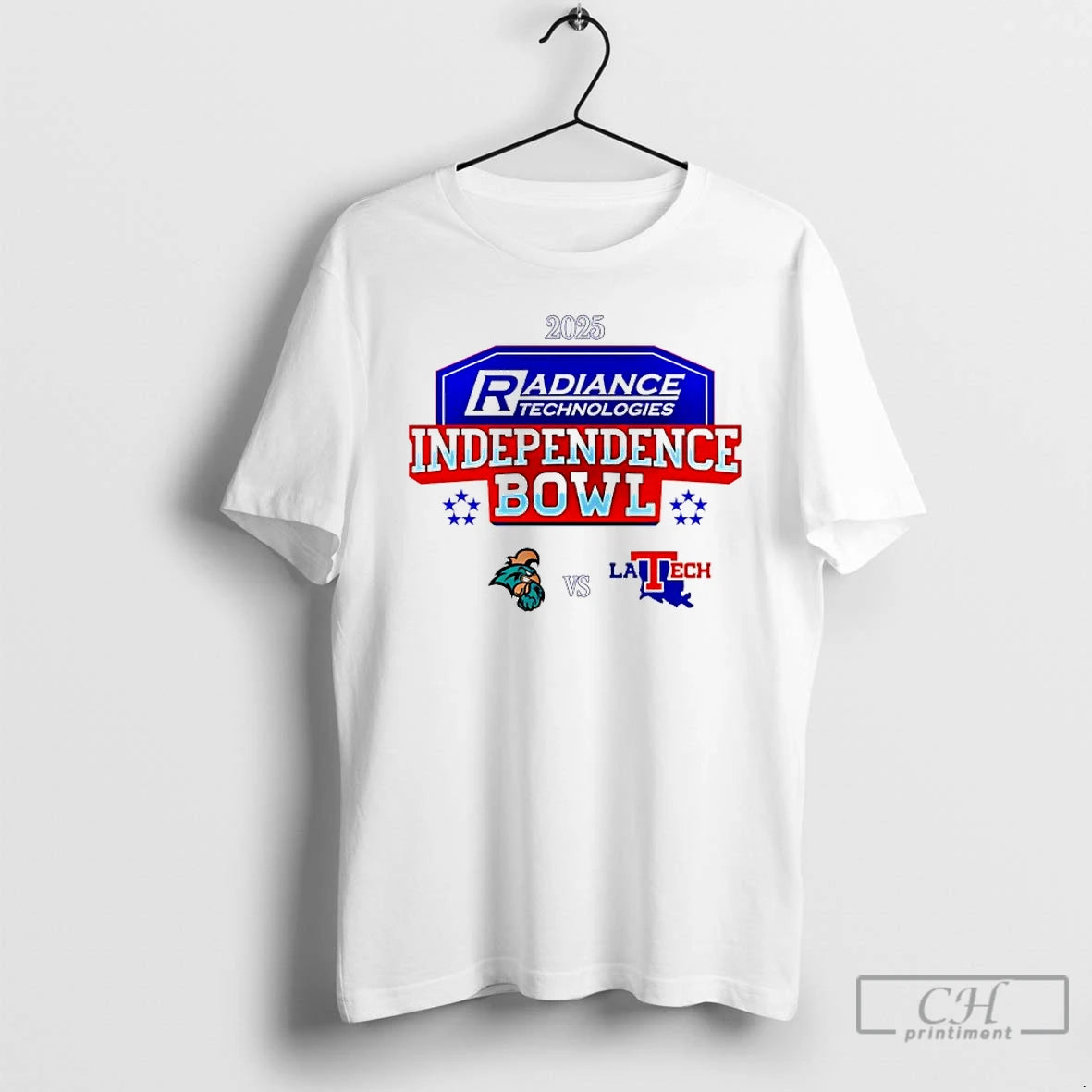 Premium Independence Bowl 2025 Coastal Carolina Vs Louisiana Tech T-Shirts, Hoodie, Sweatshirt | AU18TeeNovaLab.com