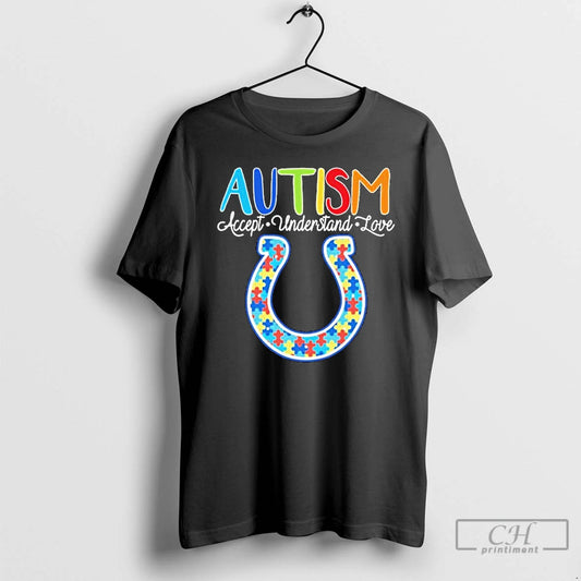 Premium Indianapolis Colts Autism Accept Understand Love T Shirts