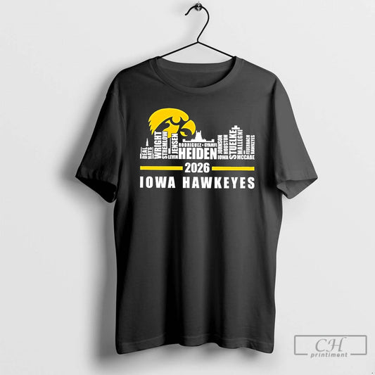 Iowa Hawkeyes 2026 Player Name Skyline City