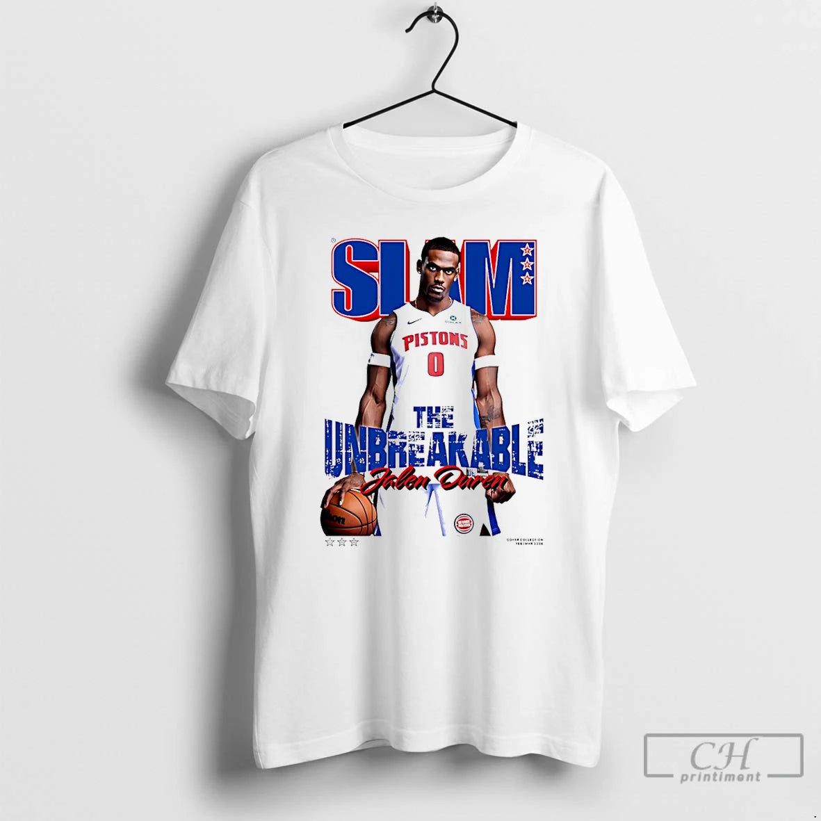 Premium Jalen Duren Detroit Pistons The Unbreakable Slam Cover T-Shirts, Hoodie, Sweatshirt | AU18TeeNovaLab.com