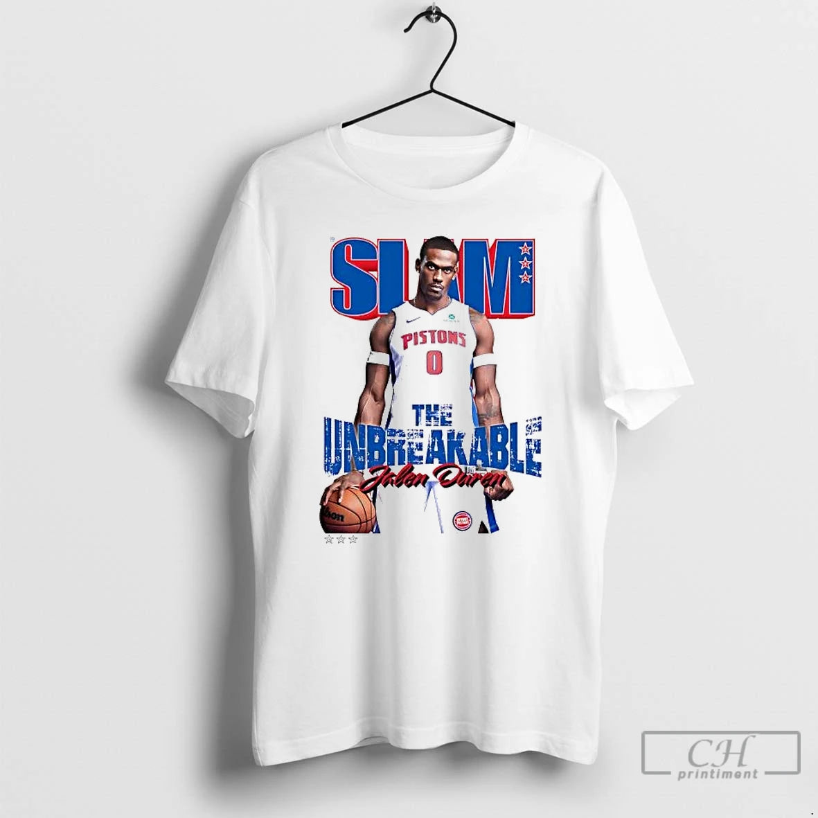 Premium Jalen Duren Slam The Unbreakable Detroit Pistons T-Shirts, Hoodie, Sweatshirt | AU18TeeNovaLab.com