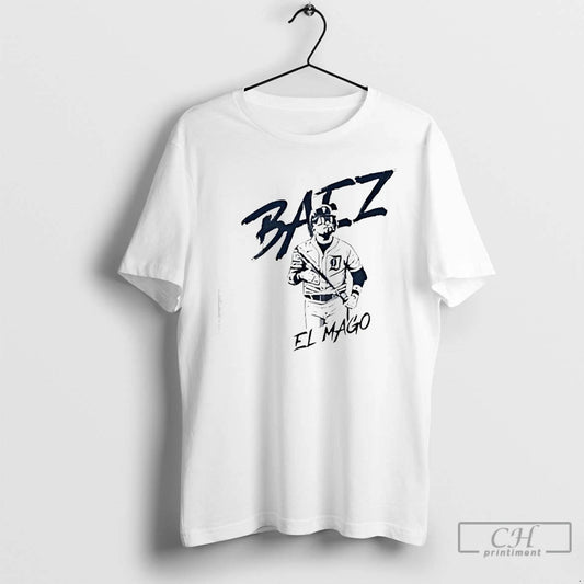 Premium Javier Baez El Mago Detroit Tigers Player Caricature T-Shirts, Hoodie, Sweatshirt | AU18TeeNovaLab.com
