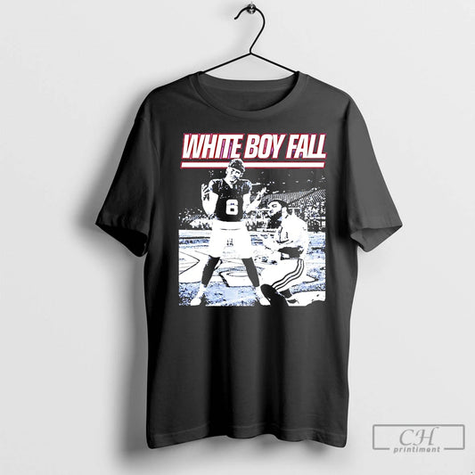 Premium Jaxson Dart And Cam Skattebo New York Giants White Boy Fall
