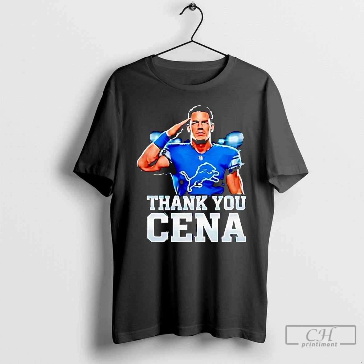 Premium John Cena X Detroit Lions Thank You Cena Christmas T-Shirts, Hoodie, Sweatshirt | AU18TeeNovaLab.com