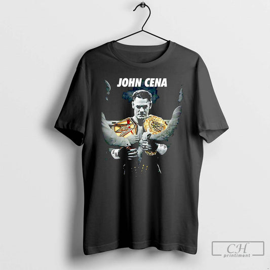 Premium John Cena Two Cup Champions Graphic Christmas T-Shirts, Hoodie, Sweatshirt | AU18TeeNovaLab.com