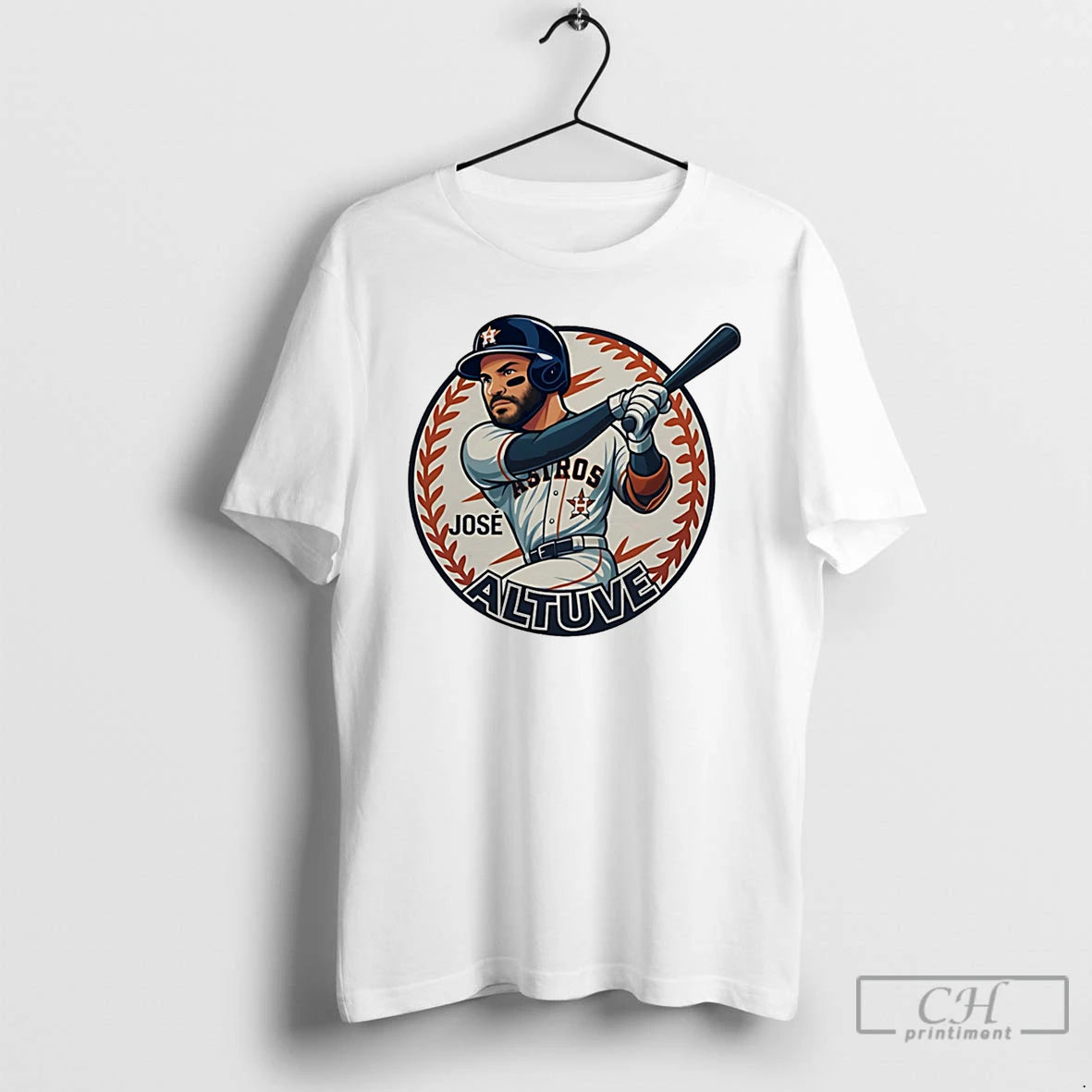 Jose Altuve Houston Astros Legend Caricature