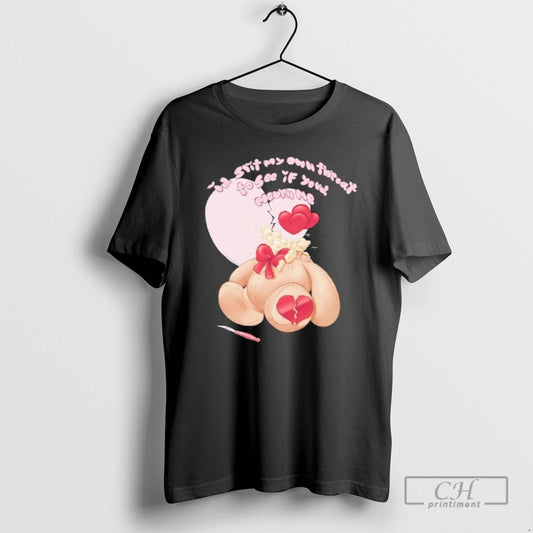 Premium Julia Wolf Id Slit My Own Threat To See If Your Mouru Me Teddy T-Shirts, Hoodie, Sweatshirt | AU18TeeNovaLab.com