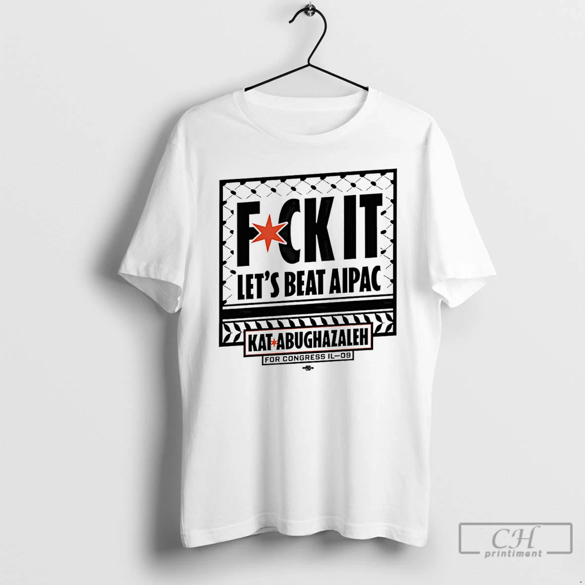 Premium Kat For Illinois Beat Aipac Fck It Lets Beat Aipac T-Shirts, Hoodie, Sweatshirt | AU18TeeNovaLab.com