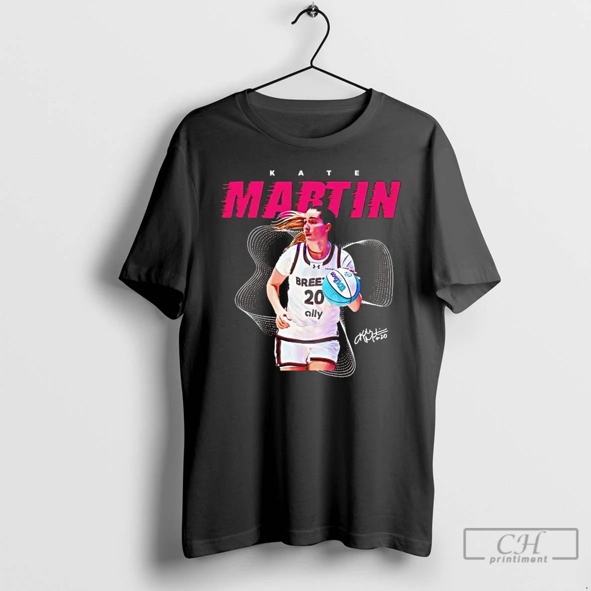 Premium Kate Martin Unrivaled Basketball Signature T-Shirts, Hoodie, Sweatshirt | AU18TeeNovaLab.com
