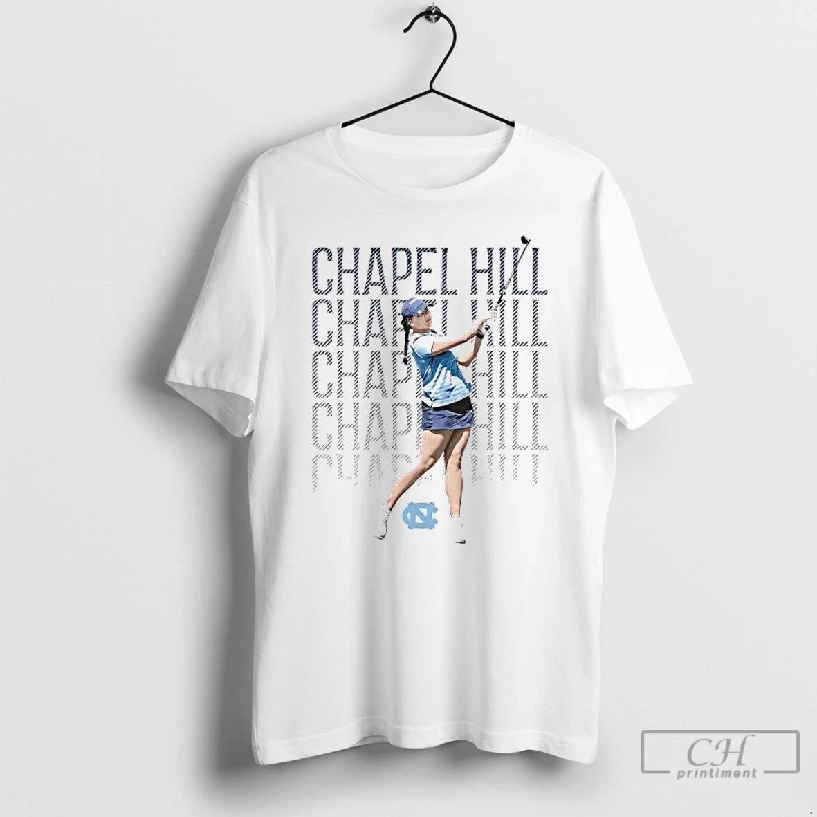 Premium Katie Vu Batting Illustrated Chapel Hill T-Shirts, Hoodie, Sweatshirt | AU18TeeNovaLab.com
