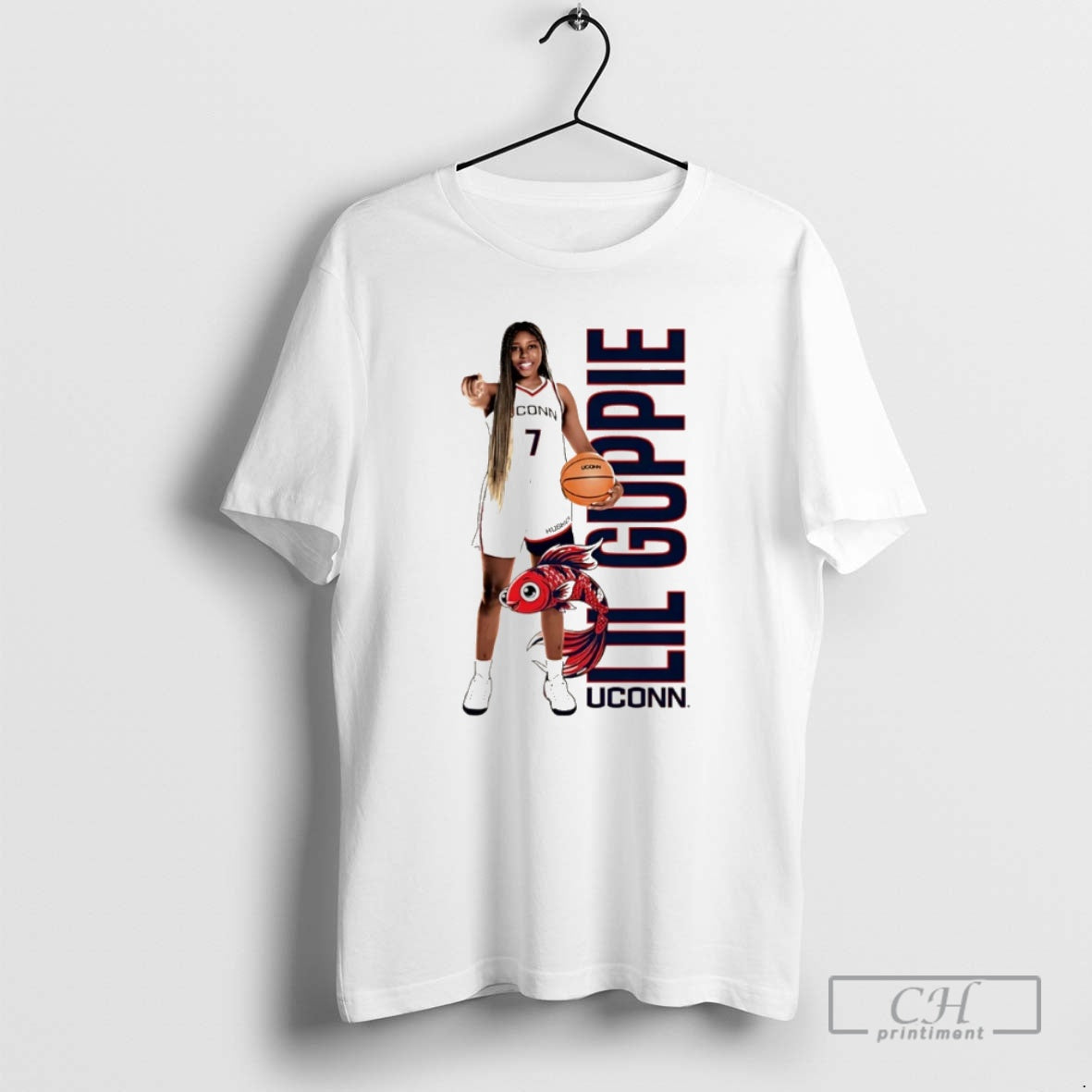 Premium Kelis Fisher Uconn Huskies Lil Guppie Christmas Shirt Sweater Hoodie, Sweatshirt | AU18TeeNovaLab.com