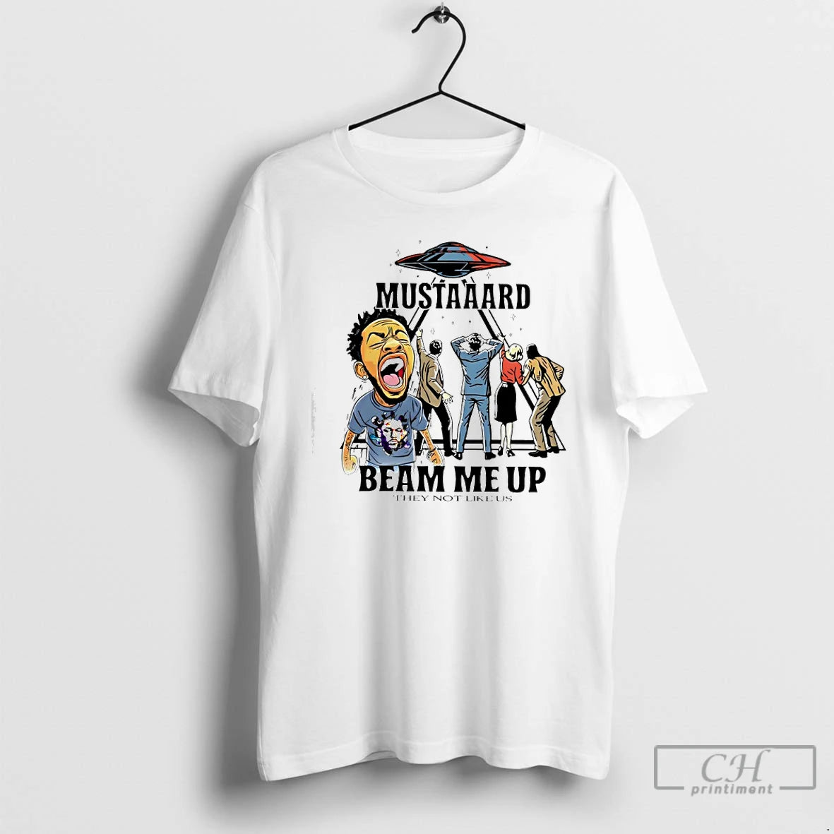 Premium Kendrick Lamar Ufo Mustaaard Beam Me Up They Not Like Us T Shirts Sweater Hoodie, Sweatshirt | AU18TeeNovaLab.com