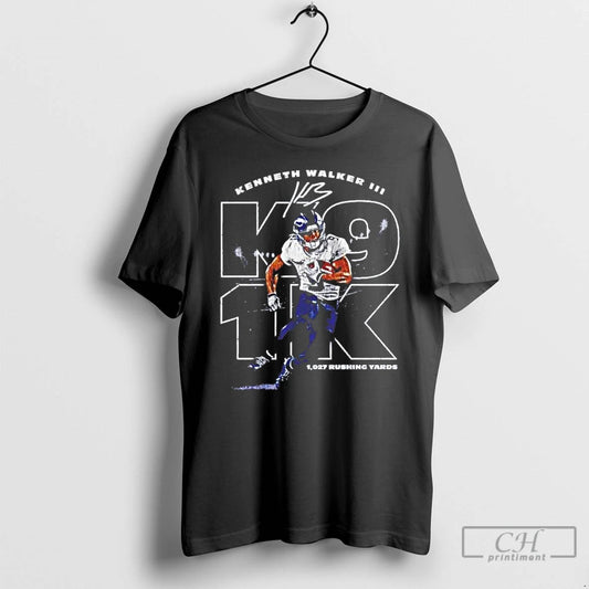 Premium Kenneth Walker Iii 1027 Rushing Yards Signature T-Shirts, Hoodie, Sweatshirt | AU18TeeNovaLab.com