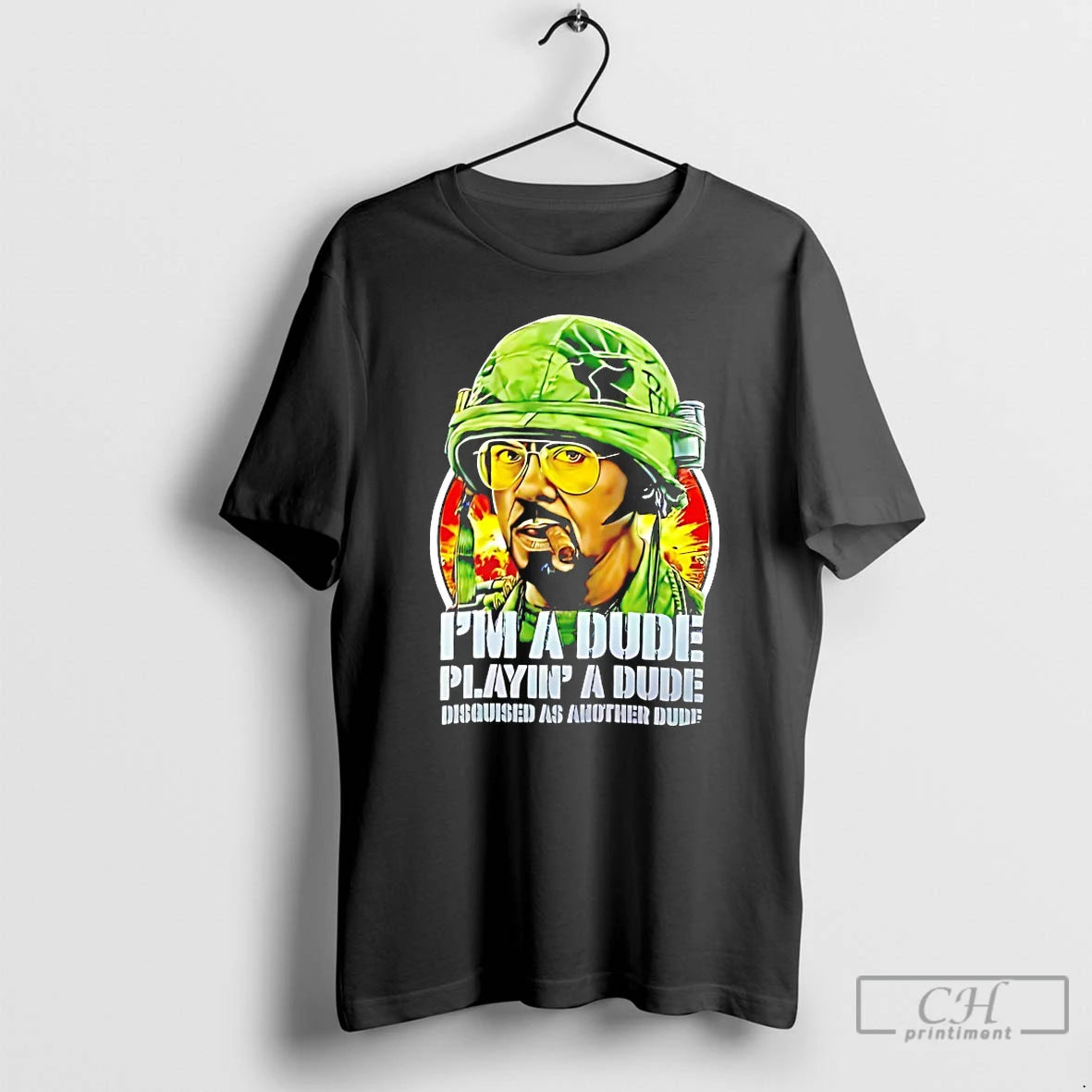 Premium Kirk Lazarus Im A Dude Playin A Dude T-Shirts, Hoodie, Sweatshirt | AU18TeeNovaLab.com