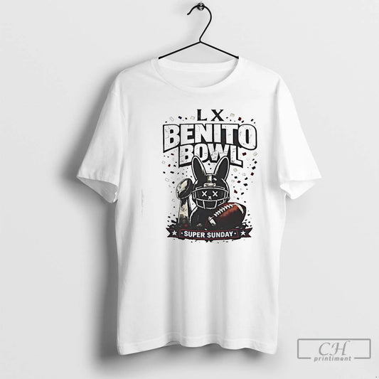 Premium Lx Benito Bowl Super Sunday Bunny T-Shirts, Hoodie, Sweatshirt | AU18TeeNovaLab.com
