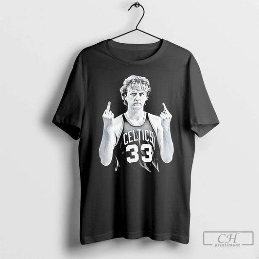 Premium Larry Bird Legend Middle Finger T-Shirts, Hoodie, Sweatshirt | AU18TeeNovaLab.com