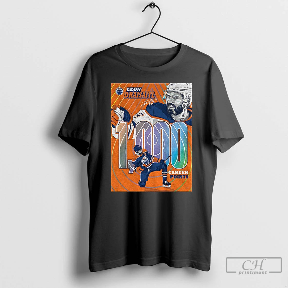 Premium Leon Draisaitl Edmonton Oilers Nhl Hockey 1000 Career Points Signature T-Shirts, Hoodie, Sweatshirt