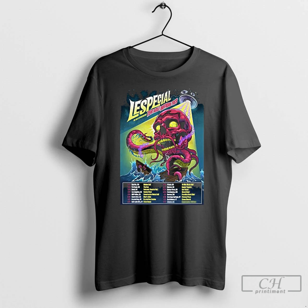 Premium Lespecial Tour Tentacle Difficulties 2026 T-Shirts, Hoodie, Sweatshirt | AU18TeeNovaLab.com