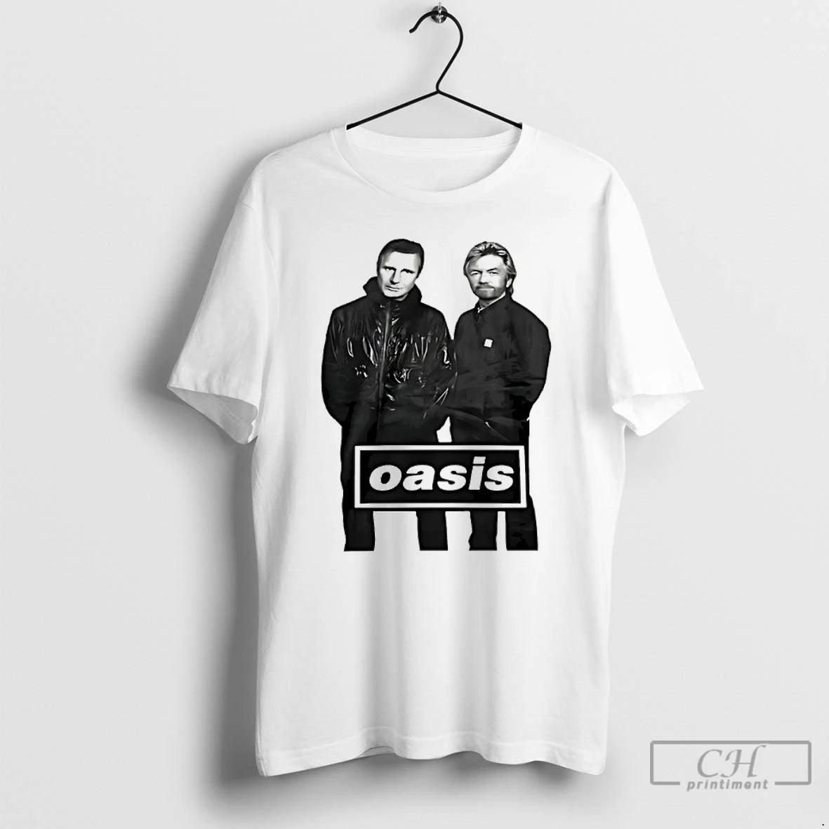 Premium Liam Neeson And Noel Edmonds Oasis T-Shirts, Hoodie, Sweatshirt | AU18TeeNovaLab.com