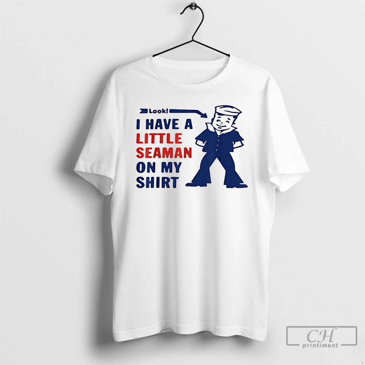 Premium Little Seaman Joke I Have A Little Seaman On My T-Shirts, Hoodie, Sweatshirt | AU18TeeNovaLab.com