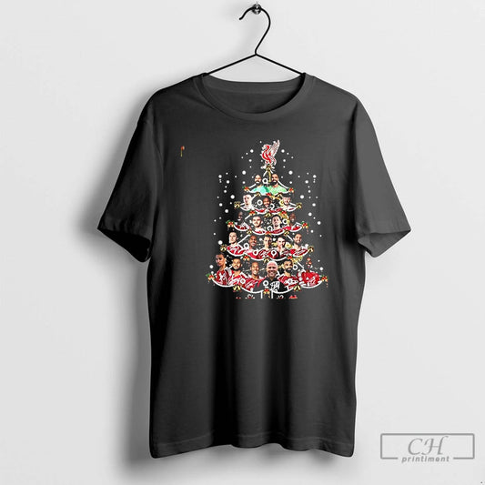 Premium Liverpool Fc Premier League Christmas Tree T Shirts