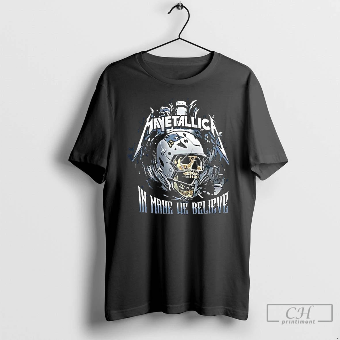 Premium Los Angeles Chargers X Metallica Mayetallica In Maye We Believe T-Shirts, Hoodie, Sweatshirt | AU18TeeNovaLab.com