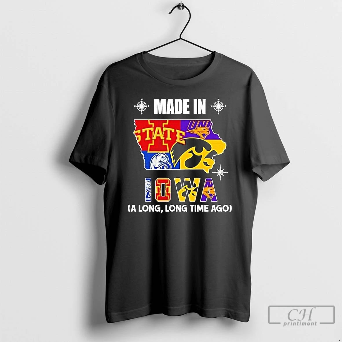 Premium Made In Iowa A Long Long Time Ago State Logo Map 2026 T Shirts Hoodie, Sweatshirt | AU18TeeNovaLab.com