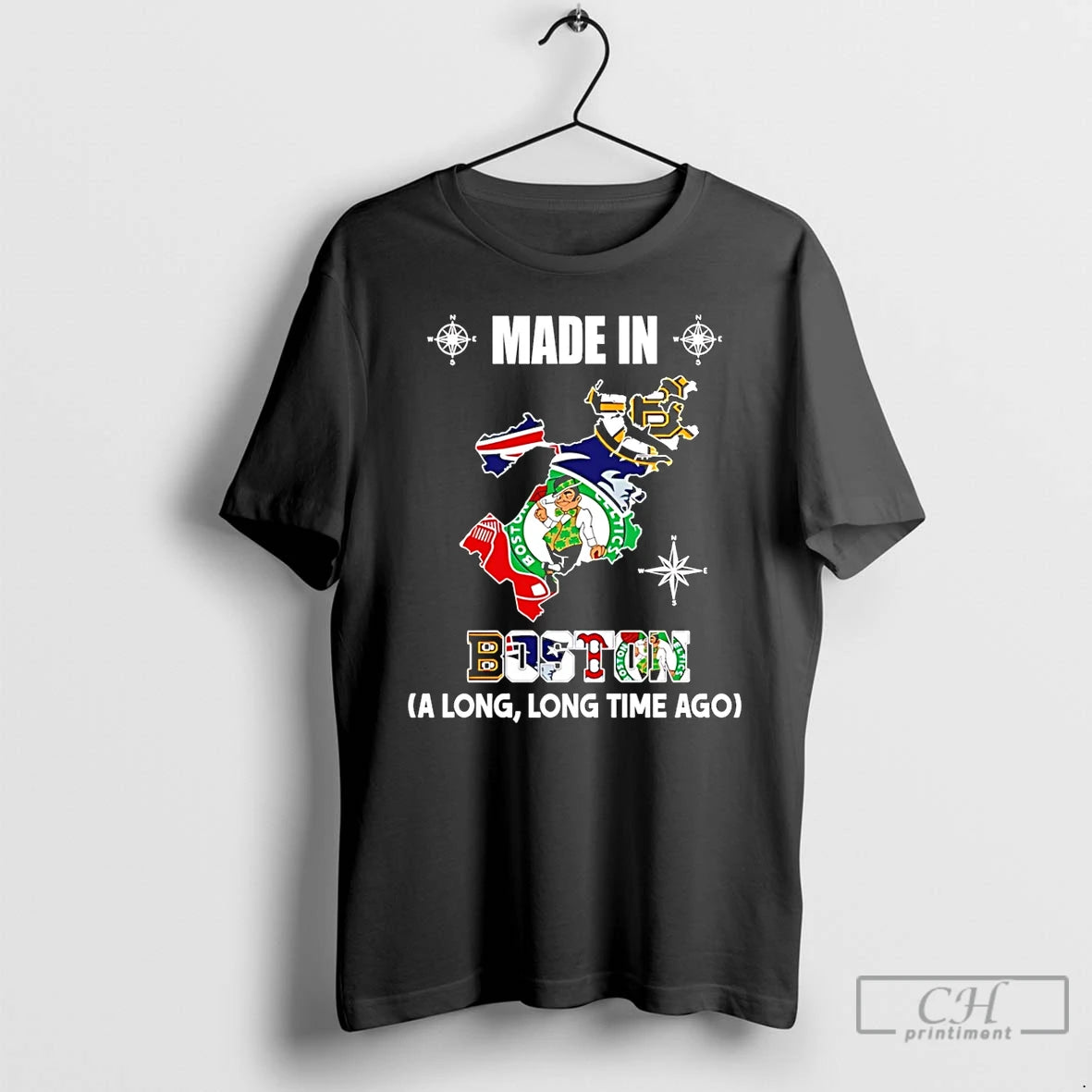 Premium Made In Boston A Long Long Time Ago State T-Shirts, Hoodie, Sweatshirt | AU18TeeNovaLab.com