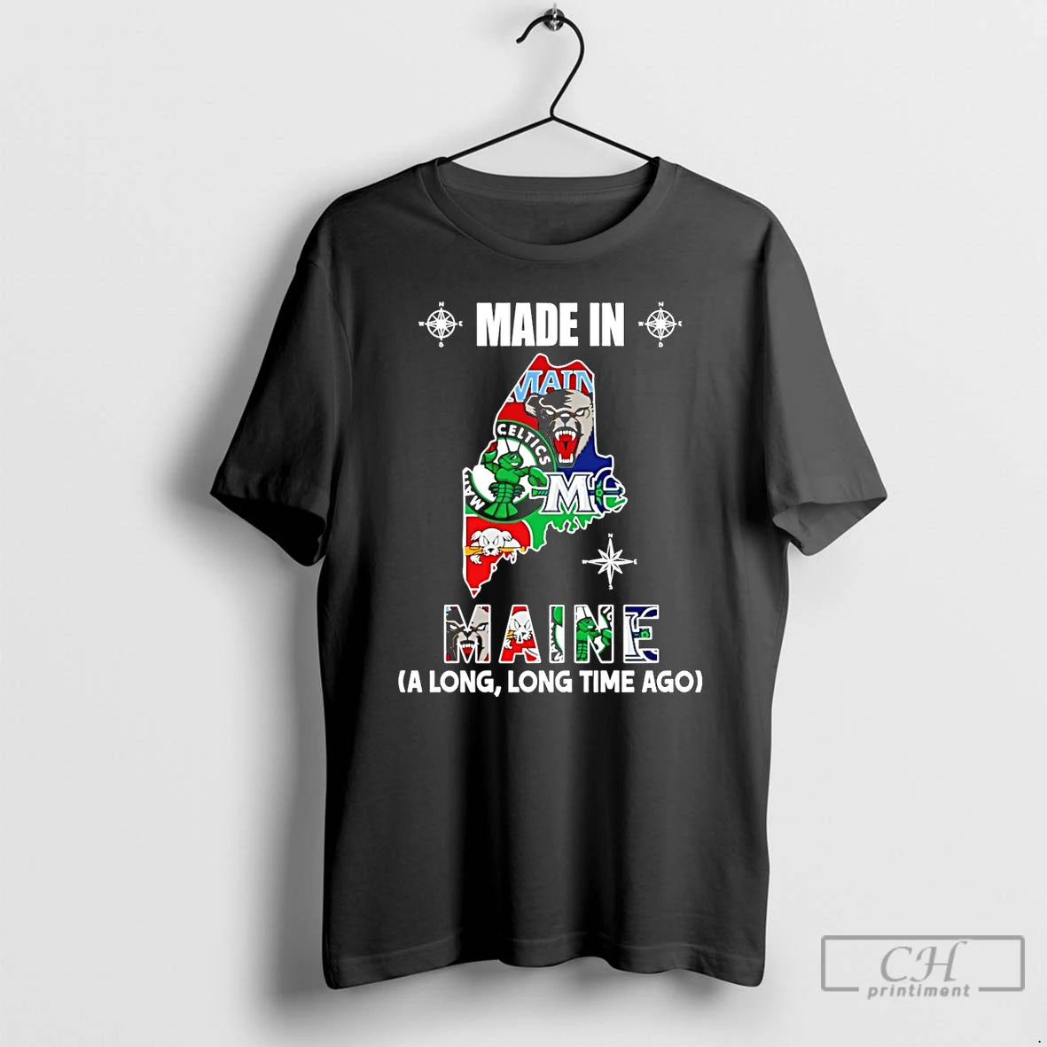 Premium Made In Maine A Long Long Time Ago State T-Shirts, Hoodie, Sweatshirt | AU18TeeNovaLab.com