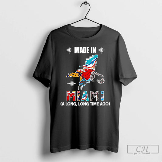 Premium Made In Miami A Long Long Time Ago State T-Shirts, Hoodie, Sweatshirt | AU18TeeNovaLab.com