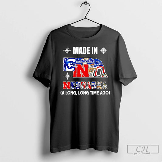 Premium Made In Nebraska A Long Long Time Ago State T-Shirts, Hoodie, Sweatshirt | AU18TeeNovaLab.com