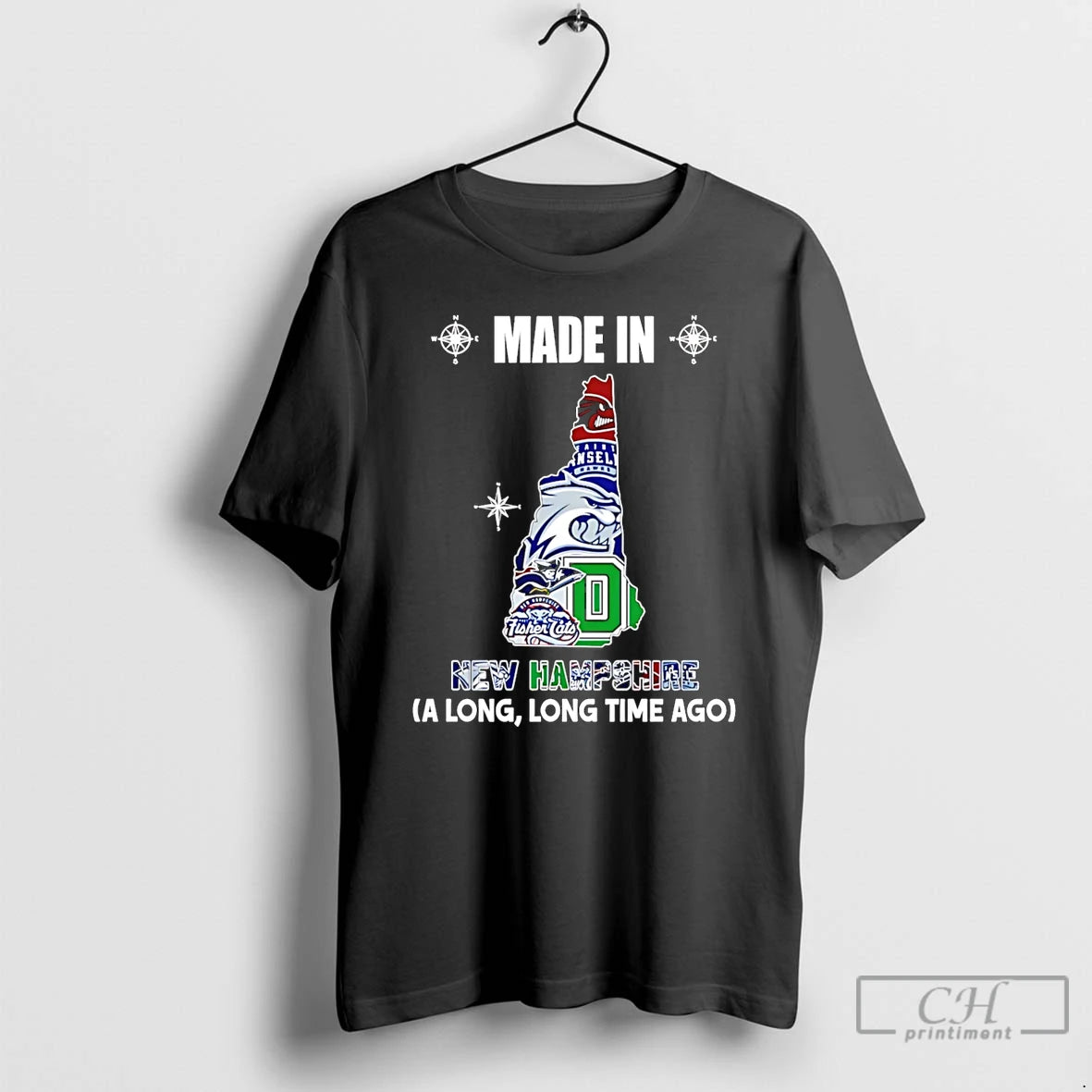 Premium Made In New Hampshire A Long Long Time Ago State T-Shirts, Hoodie, Sweatshirt | AU18TeeNovaLab.com