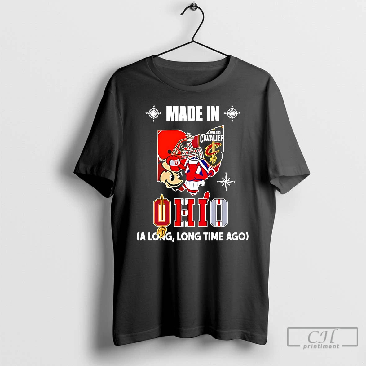 Premium Made In Ohio A Long Long Time Ago State T-Shirts, Hoodie, Sweatshirt | AU18TeeNovaLab.com