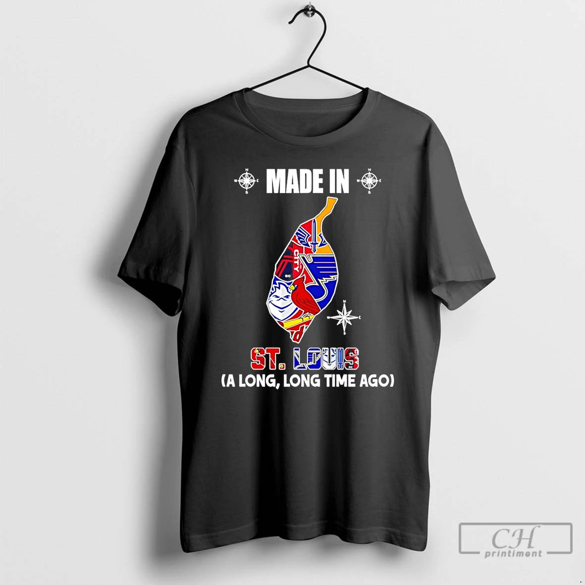 Premium Made In St Louis A Long Long Time Ago State T-Shirts, Hoodie, Sweatshirt | AU18TeeNovaLab.com