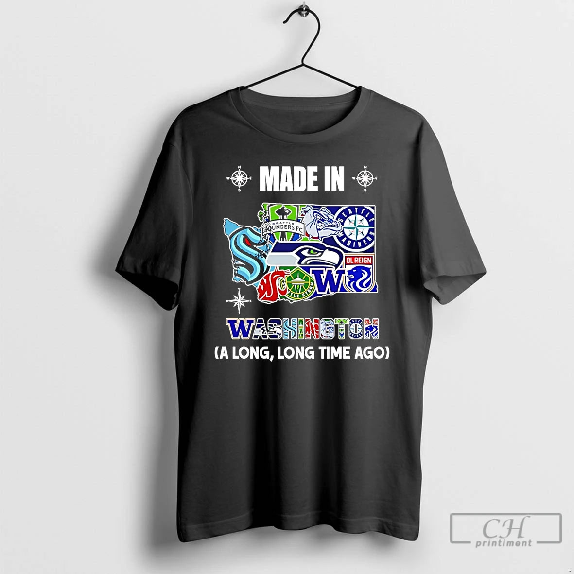 Premium Made In Washington A Long Long Time Ago State T-Shirts, Hoodie, Sweatshirt | AU18TeeNovaLab.com
