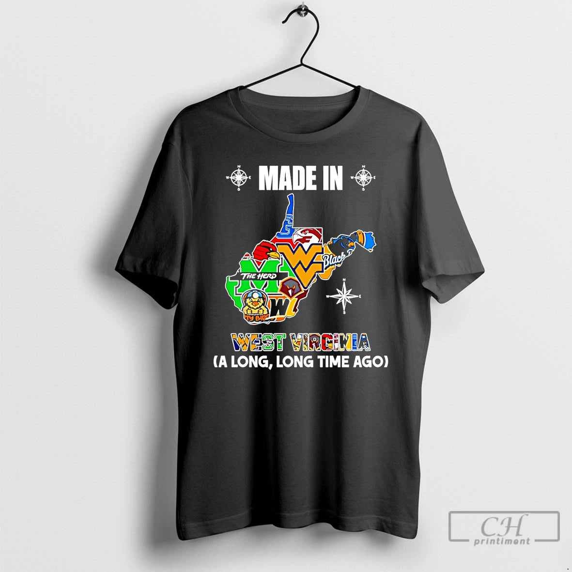 Premium Made In West Virginia A Long Long Time Ago State T-Shirts, Hoodie, Sweatshirt | AU18TeeNovaLab.com